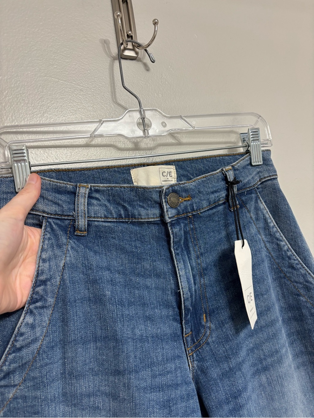 NEW C/E Current Elliot Relaxed Straight Leg Jeans - Size 25 - Picture 4 of 8